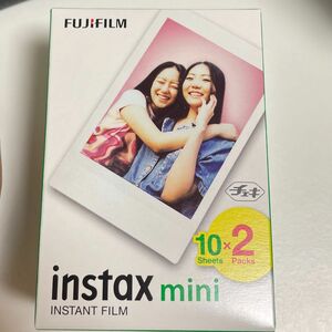 【新品未使用】チェキ用フィルム instax mini FUJIFILM×1箱(20枚)