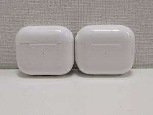 【RG-1991a】【1円～】Air Pods 第三世代 箱なし 動作確認済み/接続、充電、音声確認 Apple 純正 イヤホン ワイヤレス 中古 保管 現状品