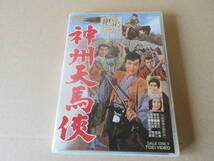 ファ―ストオーナー品、大冒険活劇時代劇DVD「神州天馬侠／２作セット／昭和33年劇場公開東映作品／里見浩太朗、沢村精四郎ほか」美品_画像3