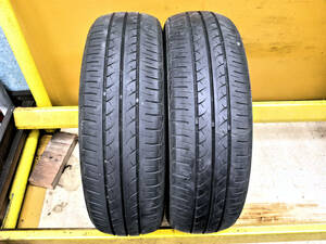 中古 ヨコハマ ブルーアース 165/60R15 2本 送料無料！