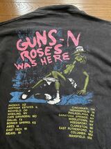 80s GUNS N' ROSES ガンズアンドローゼス 発禁 ツアーTシャツ 1987 ヴィンテージ _画像5