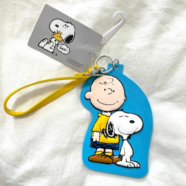 未使用タグ付【Vintage PEANUTS】パスケース チャーリー&スヌーピー