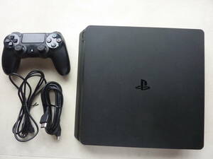 PlayStation4 PS4 jet * black (CUH-2000A 500GB model ) body . controller . accessory etc. attaching operation verification ending. junk treatment goods.!