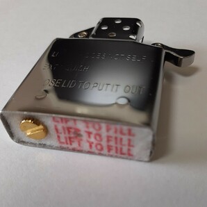 未使用 ZIPPO互換品 シルバーインナー レギュラータイプ対応 オイルライター用インサイドユニット ジッポー汎用パーツ 銀色 交換用 中身の画像7
