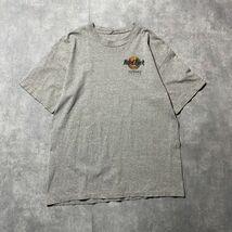 90’s ハードロックカフェ　ラスタカラー　バックプリント　Tシャツ_画像2