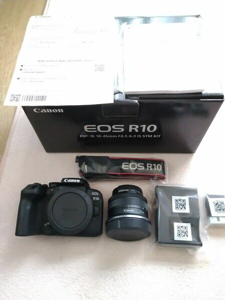  EOS R10 RF-S18-45 IS STM レンズキット 保証有り 美品 中古