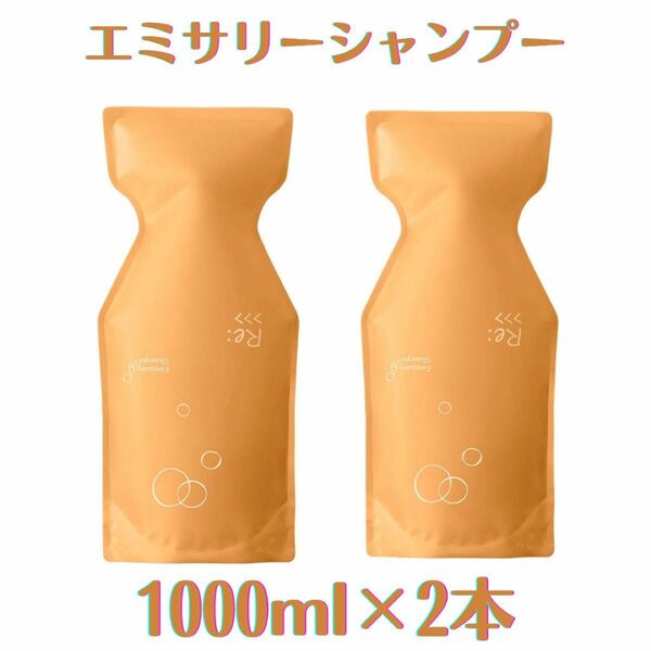 アジュバン Re: エミサリーシャンプーR 1000ml 2本セット【数量限定'残り8本】