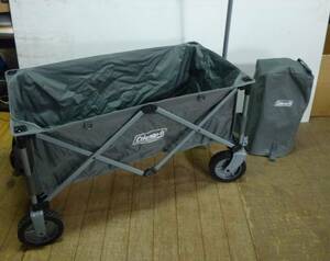 [6-5-22-17Ra] Coleman outdoor carry wagon folding type gray outdoor Wagon Coleman 