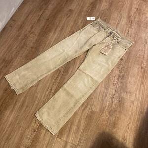 RRL ラルフローレン LOW STRAIGHT デニム USED加工モデル 中古 30-30