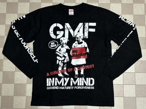 GMF Mサイズ 黒色 長袖 ロング Tシャツ バンド結成25周年記念 devirockデビロック 遠藤 BALZAC ヒロスケ デザイン IN MY MIND