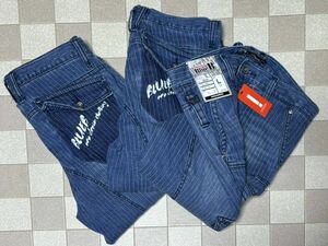 [ unused goods ]BlueB w82cm L size blue Denim ZB350 ③ pcs set jeans cargo work pants work pants Work man sale 