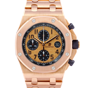  Audemars Piguet (AUDEMARS PIGUET) Royal дуб offshore хронограф 42mm 26470OR.OO.1000OR.01 18K розовое золото наручные часы мужской 