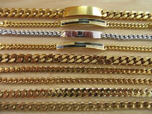 [D67] Vintage Vintage bracele Gold color flat ki partition ... etc. accessory large amount set sale summarize TIA