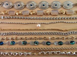 [E83] Vintage Vintage bracele Gold color gold group etc. accessory large amount set sale summarize TIA