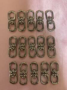  swivel total length approximately 3cm8mm 15 piece set new goods snap ring solid ring 