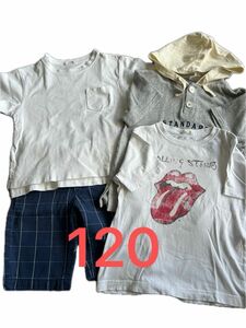 Tシャツ　 半袖　120 半ズボン　男の子　BREEZE GU H&M