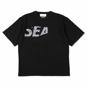 【新品未使用】24SS 新品 WIND AND SEA ウィンダンシー MIYAGI HIDETAKA HALF SLEEVE TEE Tシャツ カットソー 半袖 BLACK S ブラック 黒色の画像1