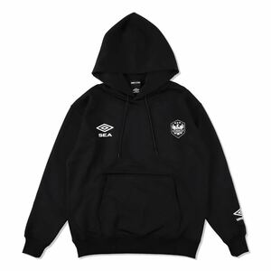 【新品未使用】23SS 新品 WIND AND SEA ウィンダンシー UMBRO WDS HOODIE フーディー パーカー BLACK ブラック 黒色 即決早い者勝ち