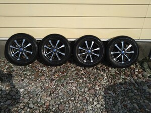 [ used ] Dunlop (DUNLOP)ENASAVE-EC203{155-70-13} tire wheel set 