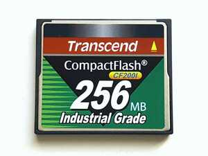 【残り2枚】☆美品☆ CFカード 256MB トランセンド 産業用 Transcend Industrial CF200I コンパクトフラッシュ CompactFlash Card