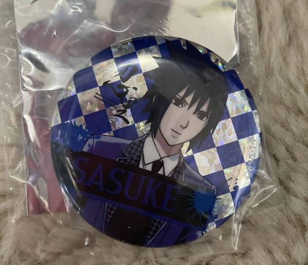 NARUTO 忍里 缶バッジ うちはサスケ