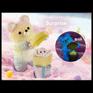 フィギュア　Surprise　POPMART INSTINCTOY Muckey Play Time シリーズ　ポップマート　マスコット　人形　蓄光　サプライズ