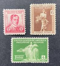【アメリカ領 フィリピン】1935年発行 普通切手 低中額面9種（2cから26cまで揃）未使用 OH/美品_画像2