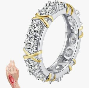 磁気　ジルコニア　指輪　サイズ10 リング　ゴールド
