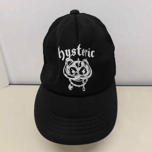 5033BNZ◎HYSTERIC GLAMOUR ヒステリックグラマー キャップ 帽子 ブラック 黒◎中古の画像1