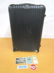 5257RNZ*RIMOWA Rimowa SALSA( cальса ) чемодан черный TSA блокировка соответствует стикер имеется * б/у 