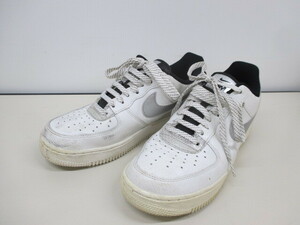 5062FNZ◎NIKE AIR FORCE 1 '07 LV8 3M ナイキ エア フォース 1 '07 エレベイト スリーエム 26㎝ シューズ スニーカー◎中古