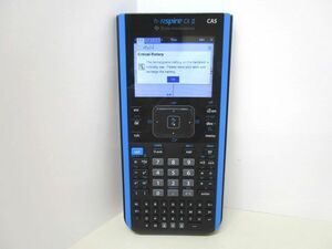 5134RNZ◎Texas Instruments テキサス インスツルメンツ TI-Nspire CX Ⅱ CAS カラーグラフ計算機◎中古