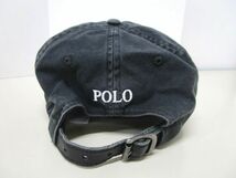 5142RNZ◎POLO RALPHLAUREN ラルフローレン ビッグポニー キャップ ブラック◎中古_画像5