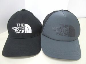 5326RNZ◎THE NORTH FACE ノースフェイス TNFロゴキャップ/ロゴメッシュキャップ 2点セット◎中古