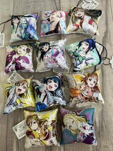 ラブライブ サンシャイン！！ ミニクッション ストラップ 11種 クッション マスコット キーホルダー 