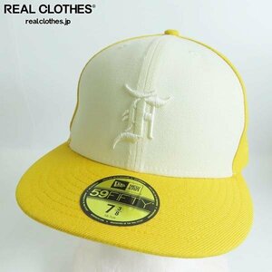 NEW ERA×ESSENTIALS/ニューエラ×エッセンシャルズ FEAR OF GOD/フィアオブゴッド 59FIFTY キャップ イエロー/7-3/8 /000