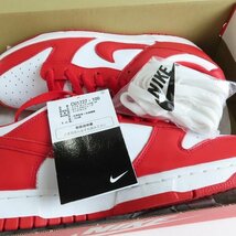 【未使用】NIKE/ナイキ DUNK LOW UNIVERSITY RED/ダンクロー ユニバーシティレッド CU1727-100/27 /080_画像9