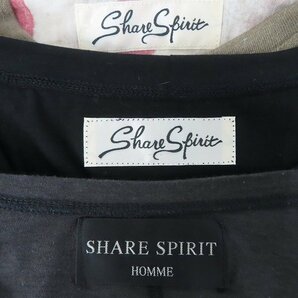 ☆SHARE SPIRIT/シェアスピリット 半袖 長袖 Tシャツ 等 3点セット /000の画像3