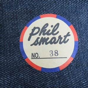 ☆【未使用】PHIL SMART/フィルスマート デニムジャケット 71002/38 /060の画像4
