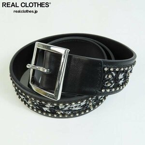 Amiri/アミリ Guitar Strap Belt レザーベルト W9A36220BE /000