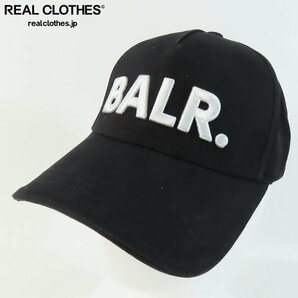 【未使用】BALR./ボーラー Classic Cotton Cap ベースボールキャップ ブラック B10015/One Size /000の画像1