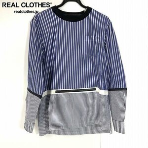 ☆Sacai/サカイ 20AW Cotton Poplin Pullover 襟ベロア プルオーバーシャツ 20-02369M/1 /LPL