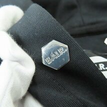 ☆ 【未使用】BALR./ボーラー 日本限定 JP Q-SERIES STRAIGHT CLASSIC BIG LOGO HOODIE/プルオーバーパーカー 黒 B1261.1111/M /060_画像8