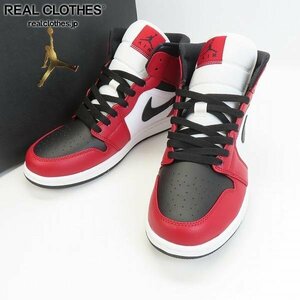 NIKE/ナイキ AIR JORDAN 1 MID CHICAGO BLACK TOE エアジョーダン1 シカゴ ブラックトゥ 554724-069 /27.5 /080