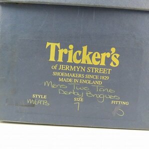 Tricker's/トリッカーズ ユニオンワークス別注 M6973 ウイングチップ/カントリーシューズ 7 /080の画像9