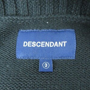 ☆DESCENDANT/ディセンダント 刺繍ロゴ ニット セーター 3 /060の画像3