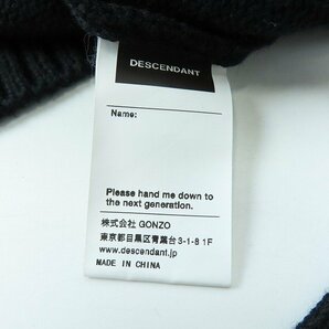 ☆DESCENDANT/ディセンダント 刺繍ロゴ ニット セーター 3 /060の画像6