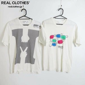 ☆COMME des GARCONS SHIRT/コムデギャルソン シャツ PARFUMS/コムデギャルソン パフューム 半袖Tシャツ 2点セット /000