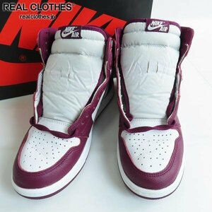 NIKE/ナイキ AIR JORDAN 1 RETRO HIGH OG BORDEAUX エアジョーダン1 555088-611 /28 /080