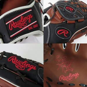 Rawlings/ローリングス HOH MLB 軟式 投手用 右投げ 野球グローブ GR4HMA15W /080の画像5